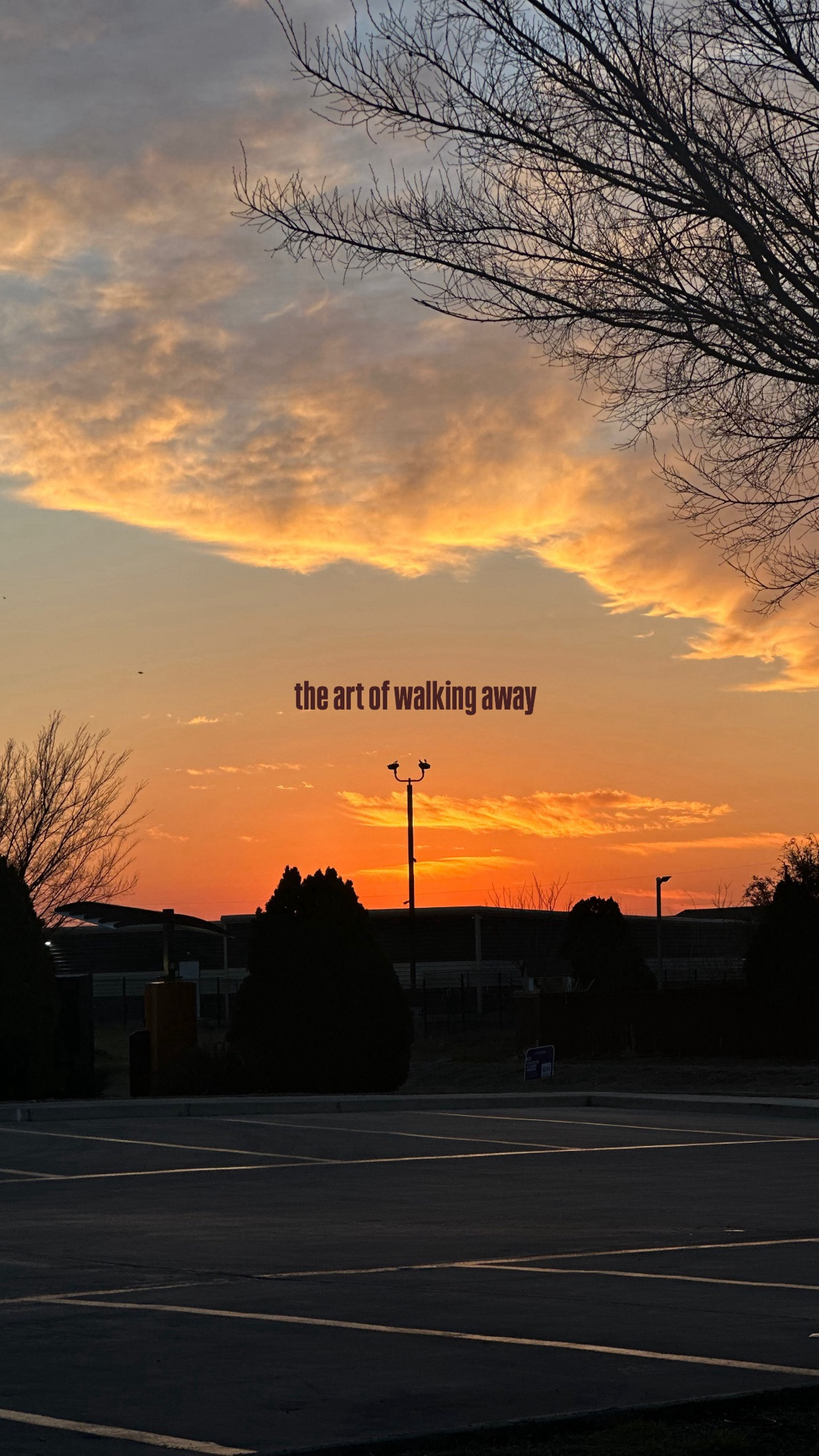 The Art of Walking Away