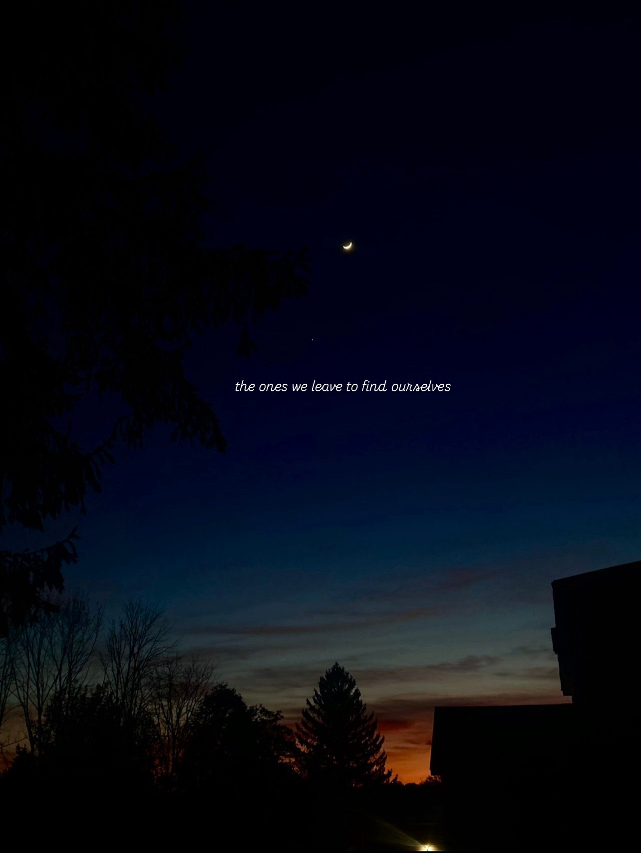 The Ones We Leave to Find Ourselves